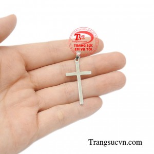 Mặt thánh giá tinh tế vàng trắng đẹp.