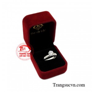 Nhẫn bạc nữ duyên dáng uy tín.