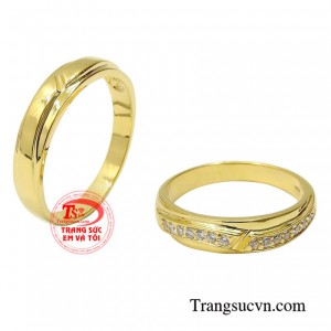 Đôi nhẫn cưới này như là minh chứng cho tình yêu đôi lứa.