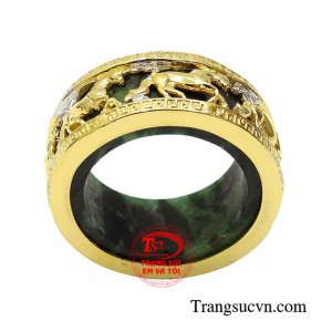 Nhẫn nam cẩm thạch tuổi ngọ sự lựa chọn phong thủy dành cho phái mạnh.