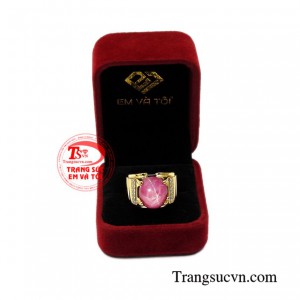 Nhẫn nam ruby sao thời thượng giao hàng tận nơi.