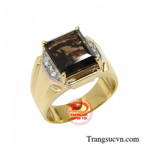 Vì vậy nhẫn nam thạch anh khói rất được ưa chuộng, là món quà tặng ý nghĩa cho người bạn yêu thương.