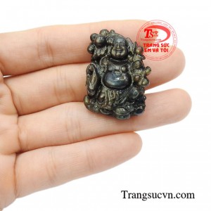 Mặt dây phật di lặc sapphire thiên nhiên có giấy kiểm định đảm bảo, giao hàng nhanh toàn quốc.