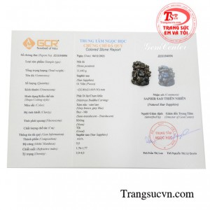 Phật di lặc saphir phát tài đẹp