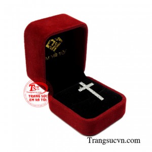 Thánh giá vàng trắng an lành