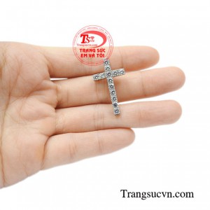 Thánh giá vàng trắng an lành bền đẹp.