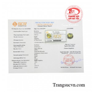 Viên saphir thiên nhiên an yên viên đá của tháng 9.