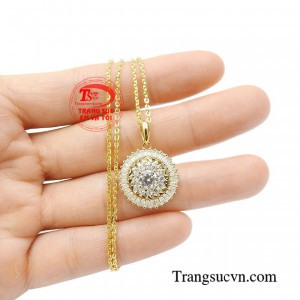 Bộ dây chuyền vàng thanh lịch sự lựa chọn tuyệt vời cho người yêu thương