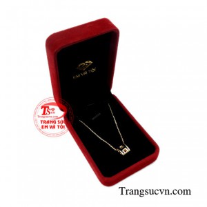 Bộ mặt dây chữ dễ thương