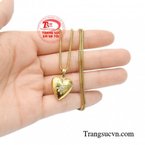 Bộ mặt dây vàng hiện đại