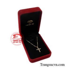 Bộ thánh giá vàng ruby an lành