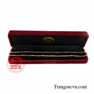 Dây chuyền vàng tây thăng tiến