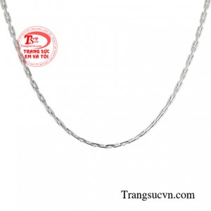 Chiếc dây chuyền vàng nhập khẩu Italy bền đẹp, bảo hàng uy tín.