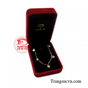 Lắc chân vàng quyến rũ