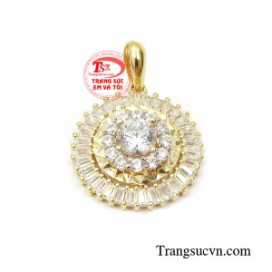 Mặt dây chuyền vàng nhập khẩu Korea thời trang, sang trọng, sự lựa chọn tuyệt vời cho chính bạn.