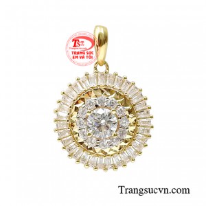 Mặt dây chuyền vàng thanh lịch 10k là phụ kiện không thể thiếu của phái đẹp, giúp các quý cô thêm nữ tính, sang trọng và khẳng định phong cách cá nhân