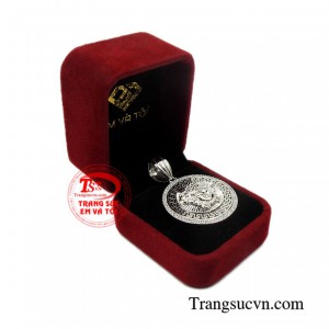 Mặt dây nam vàng trắng cá tính