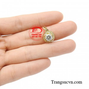 Mặt dây nữ vàng tinh tế sang trọng