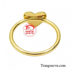 Nhẫn nữ vàng tây nhận đặt chế tác theo yêu cầu, giao hàng tận nơi.