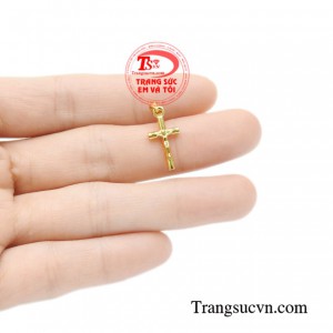 Thánh giá vàng công giáo 14k uy tín.