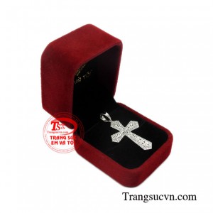 Thánh giá vàng trắng hộ mệnh