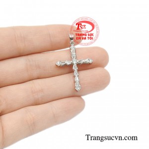 Thánh giá vàng trắng phước lành chất lượng.