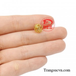 Charm vàng trái tim xinh xắn 10k chất lượng.
