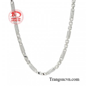 Dây chuyền bạc nam bền đẹp, chất lượng, giao hàng nhanh toàn quốc.