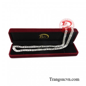 Dây chuyền bạc sang trọng, tinh tế, thời trang