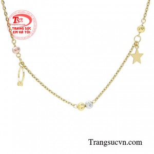 Lắc chân vàng xinh xắn giao hàng nhanh toàn quốc, thanh toán an toàn.