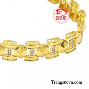 Lắc tay nam vàng tây nhận đặt chế tác theo yêu cầu.