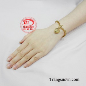 Lắc tay vàng nữ độc đáo