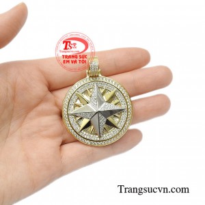 Mặt dây nam vàng cao cấp lịch lãm.