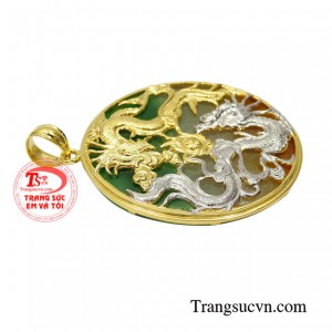 Khi kết hợp với chi tiết ngọc minh châu, sản phẩm còn hướng đến may mắn trong phong thủy tài lộc, hướng đến cuộc sống giàu sang phú quý, thịnh vượng.