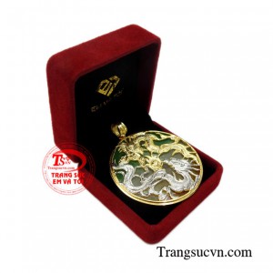 Mặt ngọc rồng vàng cao cấp
