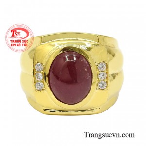 Chiếc nhẫn sẽ là sự lựa chọn dành cho những chàng trai yêu thích phong cách cổ điển, đơn giản.