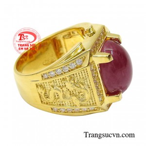 Chiếc nhẫn sẽ là món quà tặng ấn tượng dành cho người mệnh thổ và hỏa.