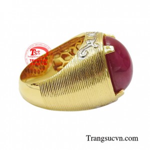 Sản phẩm gắn đá ruby sao thiên nhiên là viên đá mang lại may mắn, thành công và hạnh phúc