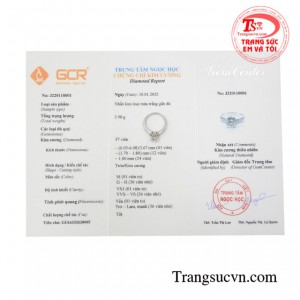 Nhẫn nữ kim cương thời thượng