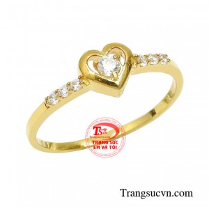 Chiếc nhẫn này cũng sẽ là một gợi ý hay để làm quà tặng trong những ngày đặc biệt như valentine, kỉ niệm ngày cưới.