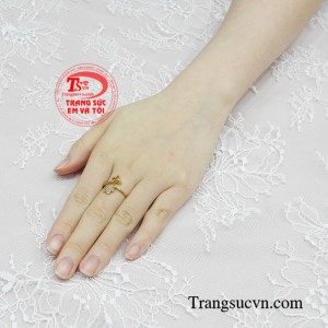Nhẫn nữ vàng sắc xuân