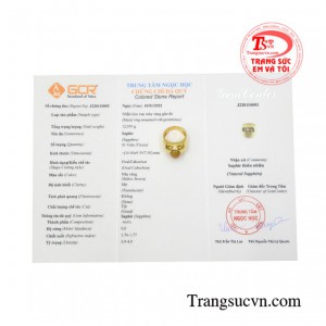 Nhẫn sapphire quý ông lịch lãm thời trang.