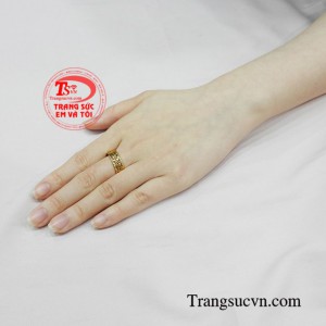Nhẫn vàng kim tiền tài lộc