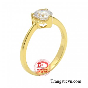 Nhẫn vàng nữ giới dễ thương hiện đang là mẫu sản phẩm xu hướng giới trẻ đặc biệt yêu thích.