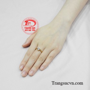 Nhẫn vàng nữ giới dễ thương