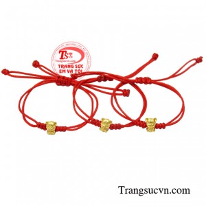 Dây tết charm vàng tuổi Dần