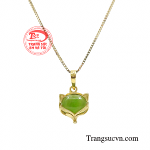 Bộ dây chuyền hồ ly phú quý giúp bạn luôn may mắn trong cuộc sống.