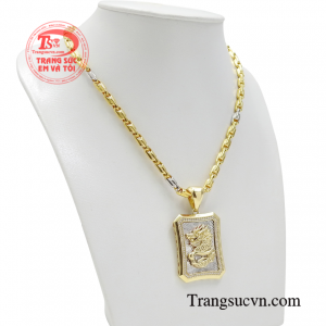 Bộ sản phẩm này tôn lên vẻ nam tính, đẳng cấp cho người đeo. 