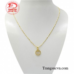 Bộ dây chuyền nữ xinh yêu là dòng sản phẩm được phái đẹp ưa chuộng