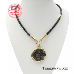 Bộ dây chuyền vàng tài lộc kiểu dáng nam tính, phong cách mạnh mẽ. 